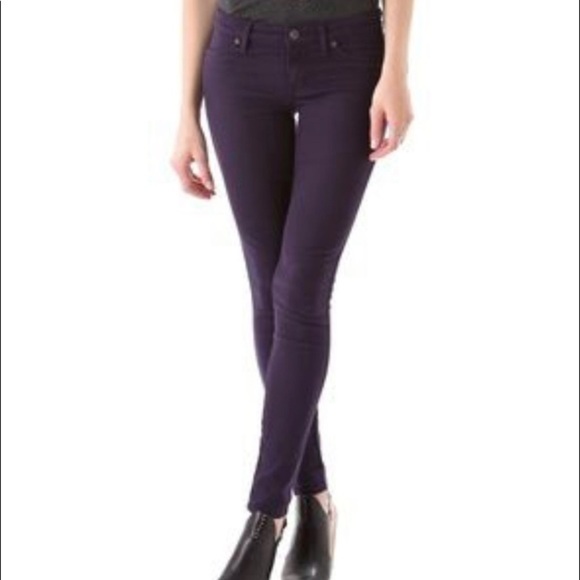 Rich & Skinny Women's Purple Skinny Jeans - Picture 1 of 8